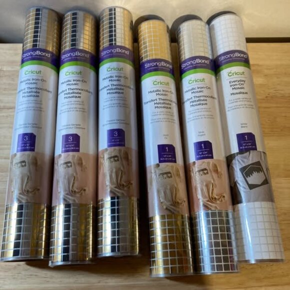 Lot of 44 Rolls of Cricut Iron-On/Heat Transfer Vinyl for Cricut, Silhouette - Picture 3 of 7